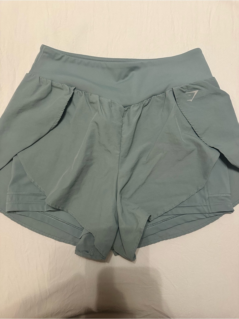Gymshark Women’s High-Rise Flow Shorts - Sage